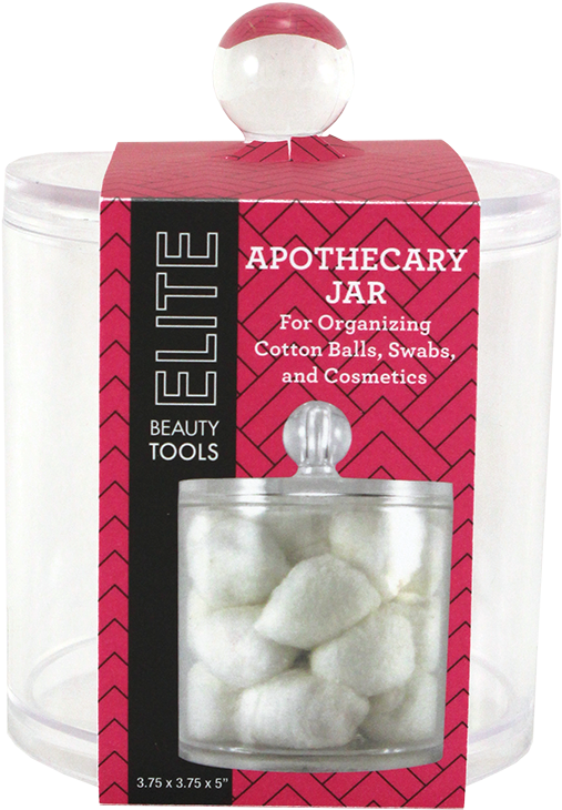 Elite Cotton Ball Organizer Rasgulla (611x817), Png Download