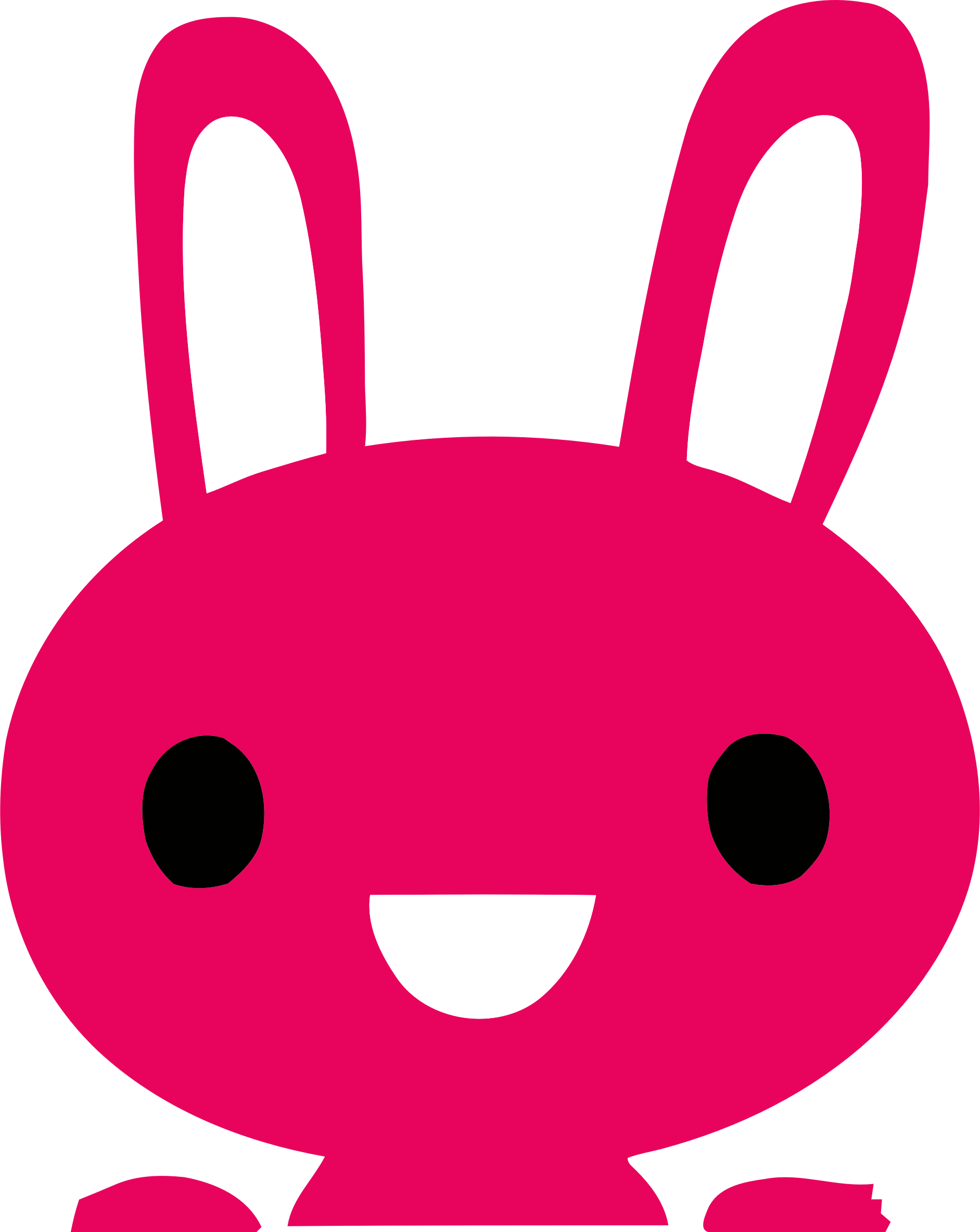 Pink Bunny Icon - Pink Image Icon Png (1883x2367), Png Download