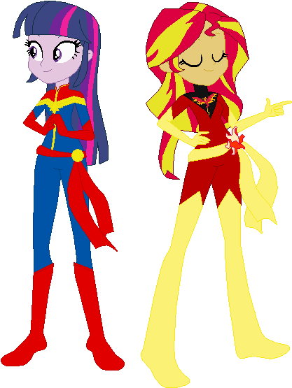 19 Apr - Sunset Shimmer As Jean Grey (464x588), Png Download