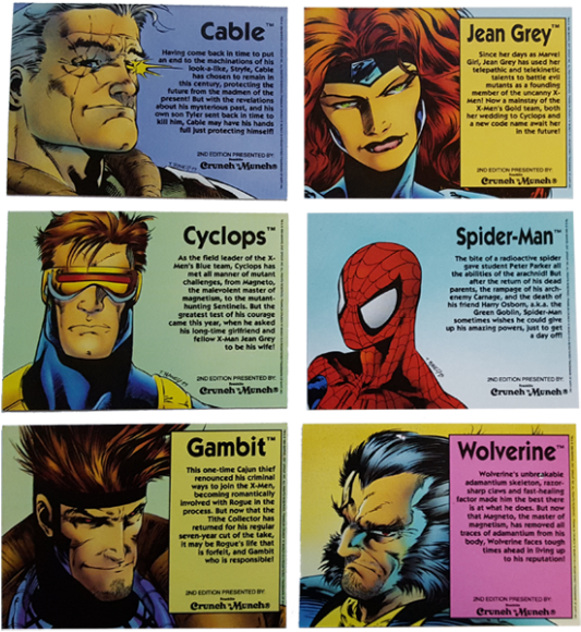 Marvel Crunch & Munch Series 2 Back - Ferderal Minimum Wage Poster (580x580), Png Download