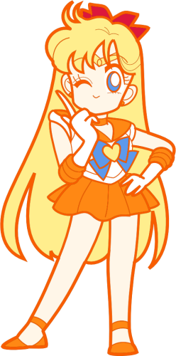 0 - Sailor Venus Fanart Transparent (248x500), Png Download