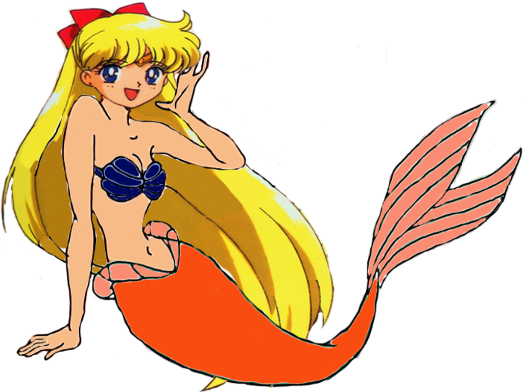 Mermaid Sailor Venus - Dorothy As A Mermaid (1024x768), Png Download