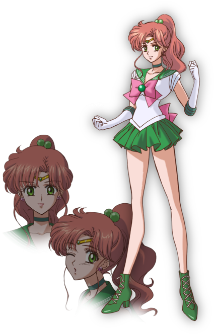 Minako Aino/sailor Venus - Sailor Moon Crystal Sailor Jupiter (480x668), Png Download