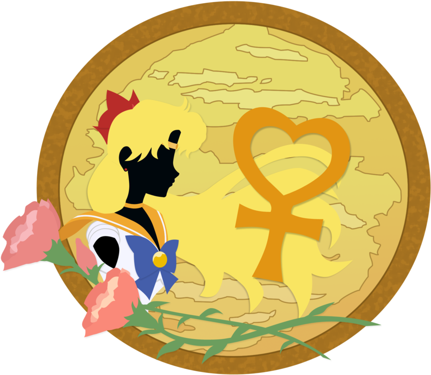 Sailor Venus Planet Cameo By Ginkadia - Artist (900x794), Png Download