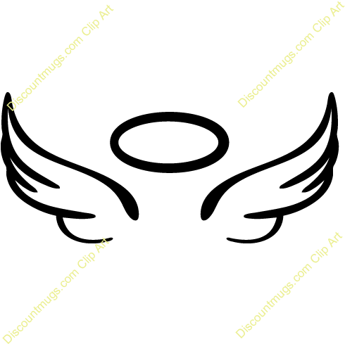 Baby Angel Wings Clipart 2 By Steven - Draw A Angel Halo (500x500), Png Download