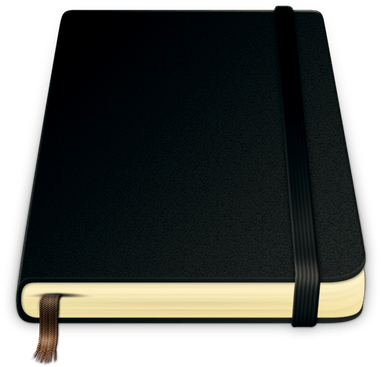 Moleskine Side View - Moleskine Png (400x400), Png Download