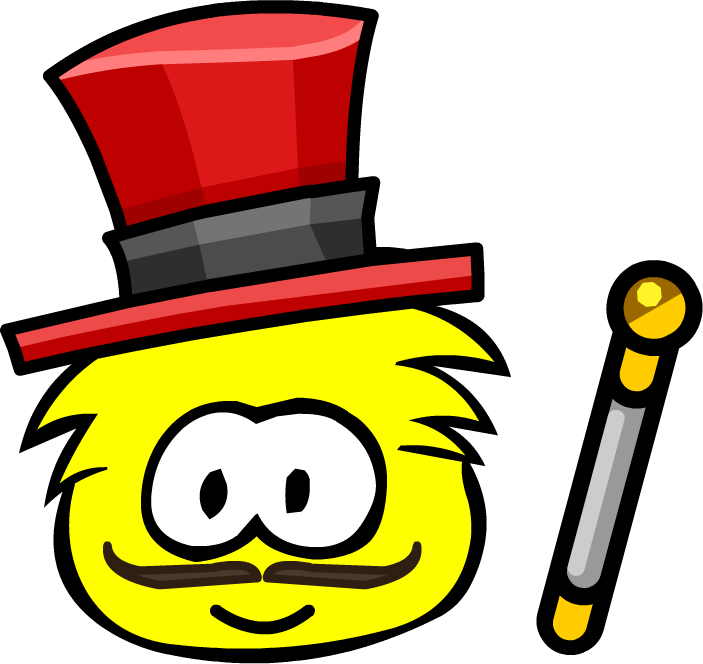 Great Puffle Circus Ringmaster - Real Life Puffle (703x664), Png Download