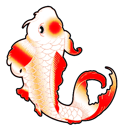 Koi Fish Clipart Transparent (404x450), Png Download
