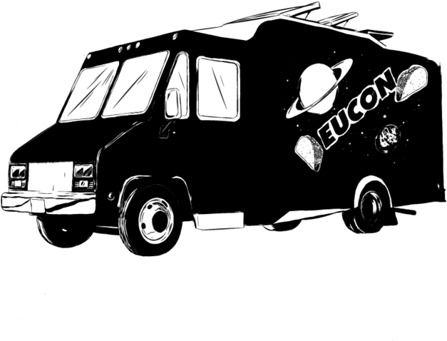 Eucon Beer Garden Food Cart Pod - Food Cart (1000x666), Png Download