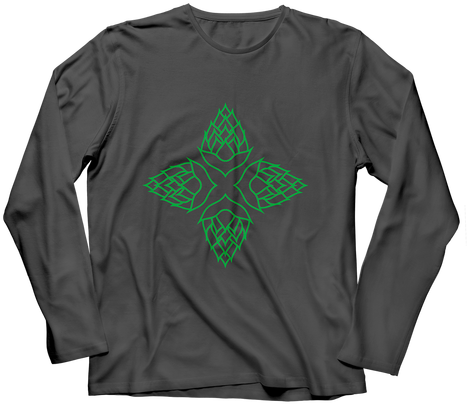 Hop Diamond Long Sleeve - T-shirt (500x500), Png Download