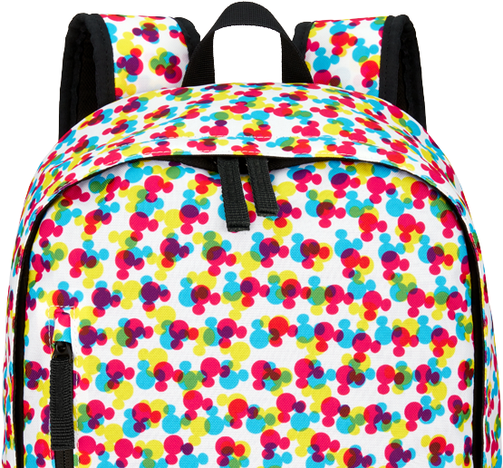 A Light All-purpose Day Pack That Still Has The Stashes - Mickey Mouse (602x550), Png Download