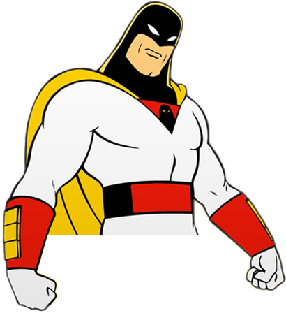 Space Ghost - Real Life Space Ghost (410x448), Png Download