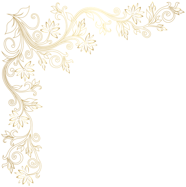 Gold Corner Transparent Image - Dust Transparent Background Clipart (597x600), Png Download
