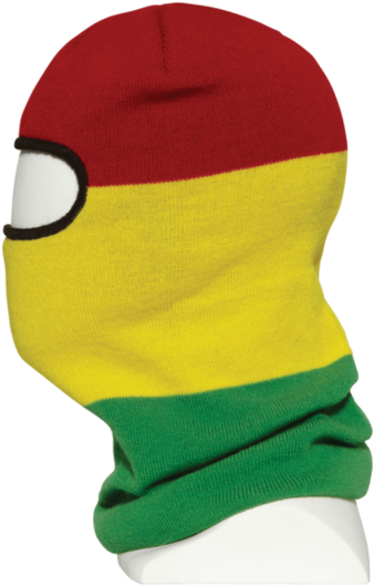 686 Men's Full Face Balaclava - 686 Men's Full Face Balaclava, Rasta, One Size (430x600), Png Download