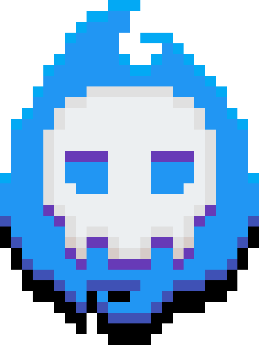 Soul Fire Skull - Pixel Art Spider Man (1184x1184), Png Download
