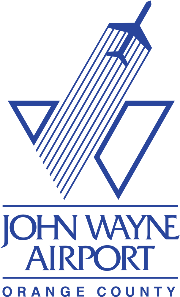 John Wayne Airport Logo (633x1024), Png Download