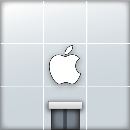 Emoji Round 1 Apple Store - Apple (667x667), Png Download