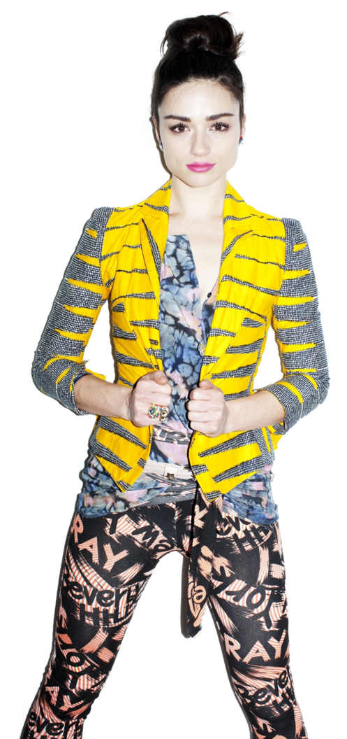 Crystal Reed - Dylan O Brien And Tyler (733x1090), Png Download