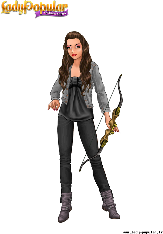 Allison Argent, Fille De Chasseur De Loup-garous Et - Lady Popular Fashion Arena Barbie (600x800), Png Download