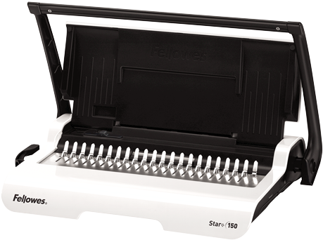 Star™ 150 Manual Comb Binding Machine - Fellowes Star+ 150 Manual Comb Binding Machine (500x500), Png Download