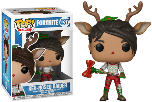 Funko Pop Fortnite Red Nose Raider (500x338), Png Download