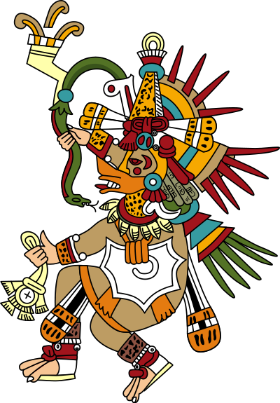 Fue Un Dios Benefactor, Que Destaca Entre Las Deidades - Kukulkan Dios Del Viento (400x575), Png Download