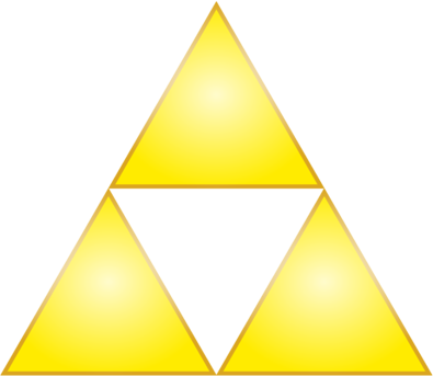 7 Answers - Easy To Draw Triforce (395x343), Png Download