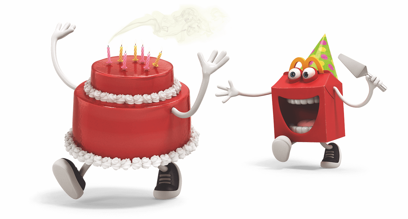 Bring Your Own Cake - Tarjeta De Cumpleaños Mc Donalds (1300x700), Png Download