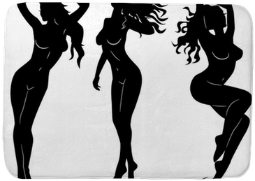 Imágenes De Siluetas De Mujer (400x400), Png Download