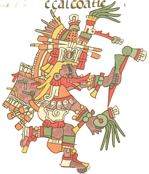 God Quetzalcoatl (498x599), Png Download