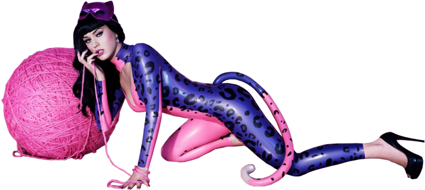Katy Perry Sexy Hot Png Image - Katy Perry Purr Eau De Parfum Natural Spray 100ml (900x431), Png Download