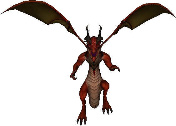 Magma Wyvern - Wyvern (585x431), Png Download