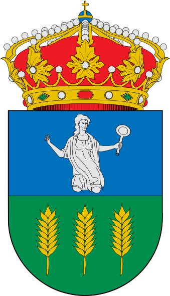 Escudo De Villanueva De La Cañada - Alanis Escudo De Armas (338x599), Png Download