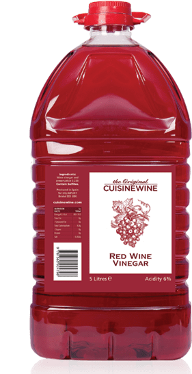 Cuisinewine Traditional Red Wine Vinegar 5 Litre - Vinegar (541x607), Png Download