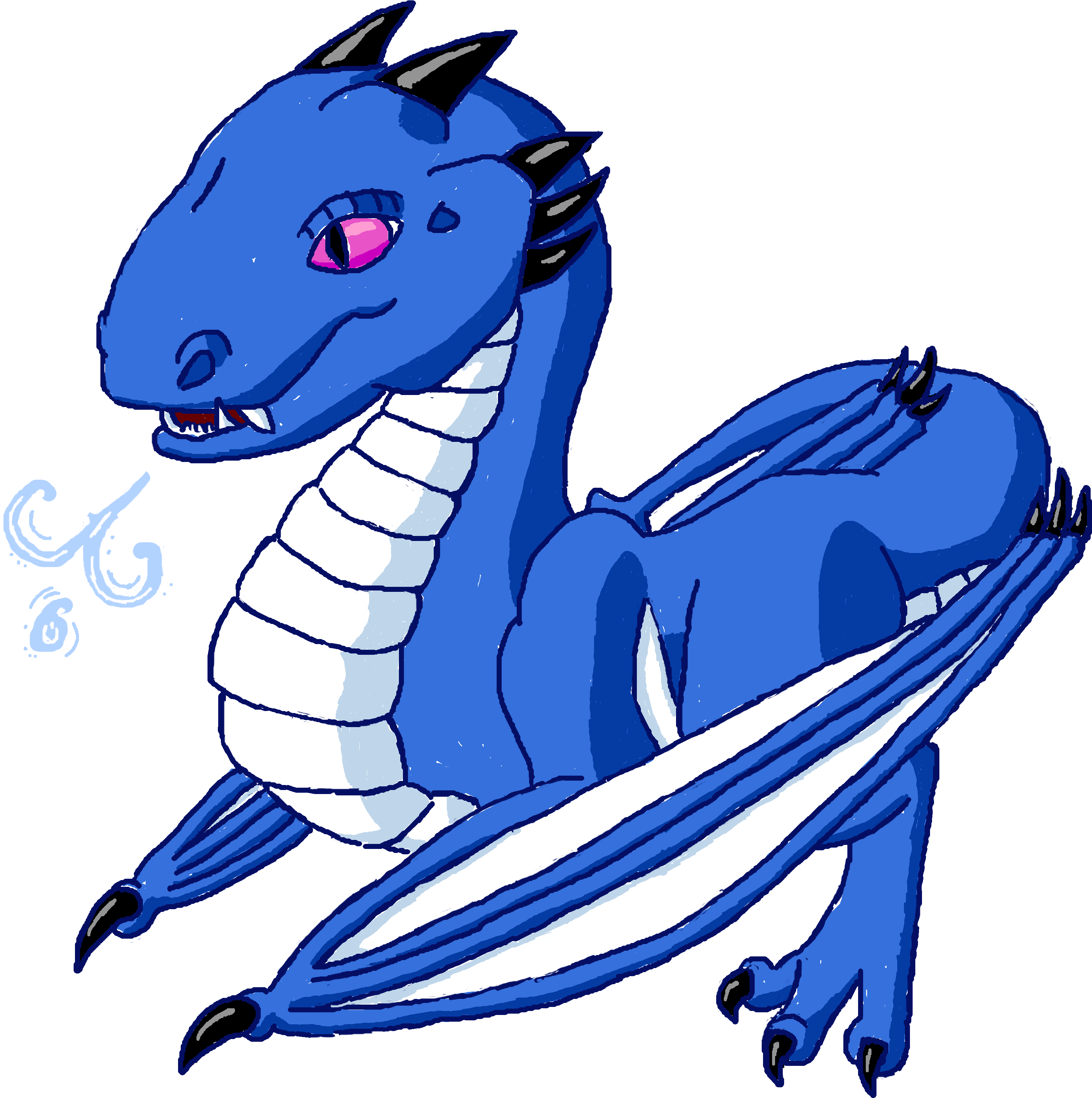 Baby Wyvern - Ice - Infant (3762x4000), Png Download
