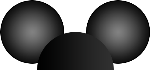 Mouse-ears - Rat (645x860), Png Download