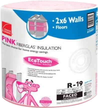 Owens Corning Insulation - Owens Corning Insulation 23 X 39 ' R19 75.07 Sq. Ft. (600x600), Png Download
