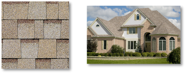 Owens Corning Asphalt Shingles In Amber - Owens Corning Amber Shingles (650x270), Png Download