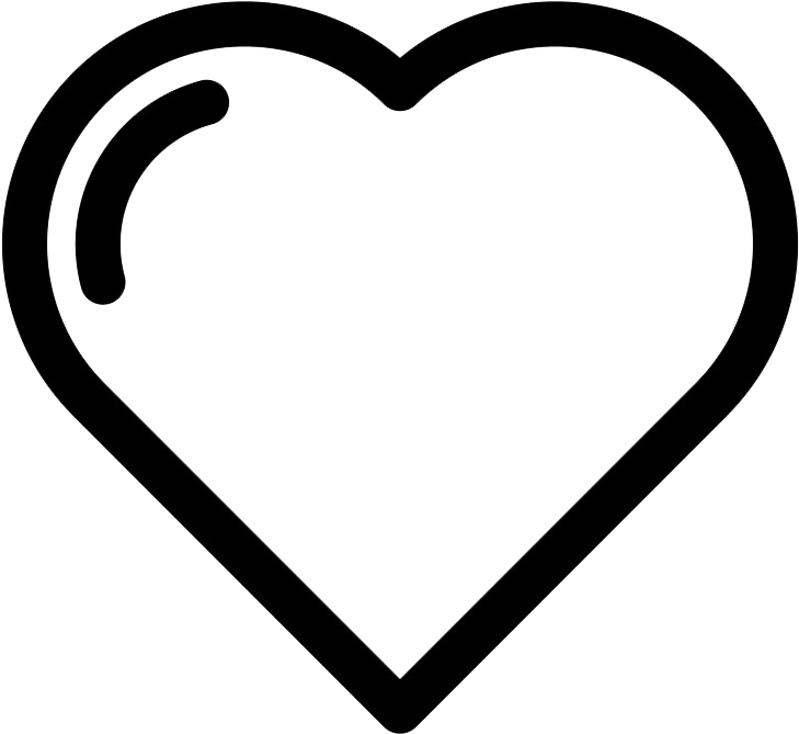 Heart Icon Transparent - Icon Symbol Love Black (1000x1080), Png Download