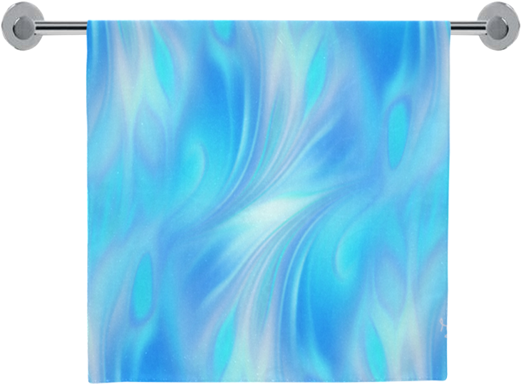 Blue Waves Bath Towel - Champagne (1000x1000), Png Download