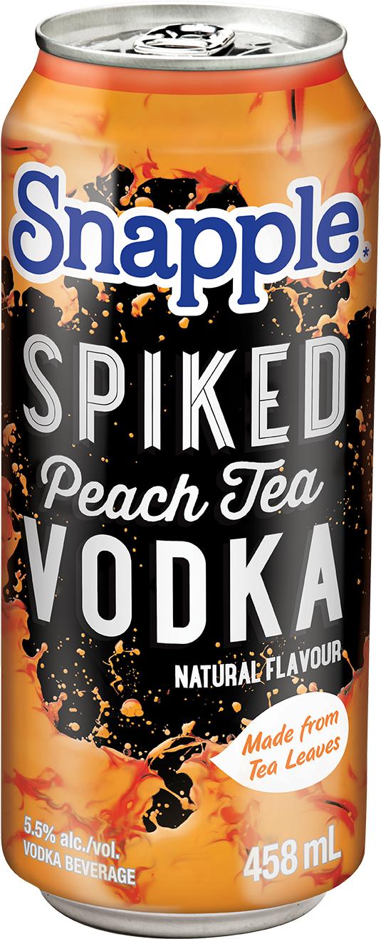 Snapple Spiked Peach Tea - Spiked Snapple (624x1380), Png Download