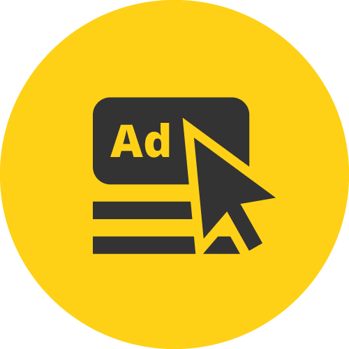 Digital Marketing Services For Smes - Bicycle Icon Circle (500x500), Png Download