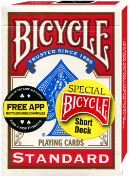 Bicycle Short Deck - Bicycle Playing Card (400x400), Png Download