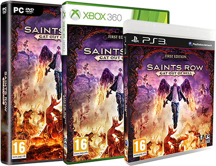 Saints Row Gat Out Of Hell - Saints Row Gat Out Of Hell [pc Download] (680x506), Png Download