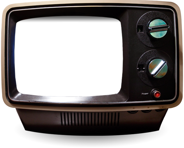 Old Tv Frame Png (642x516), Png Download