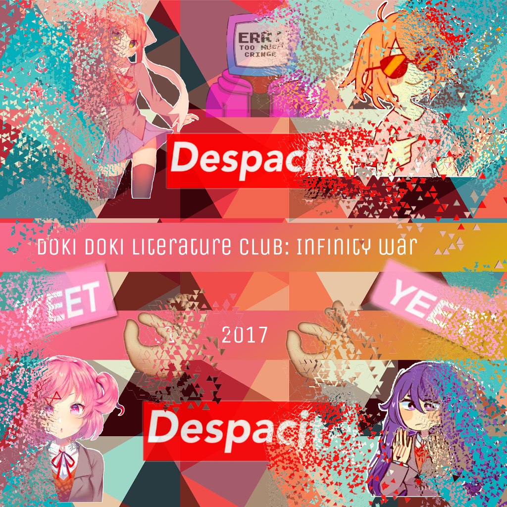 Doki Doki Literature Club - Picsart Photo Studio (1024x1024), Png Download