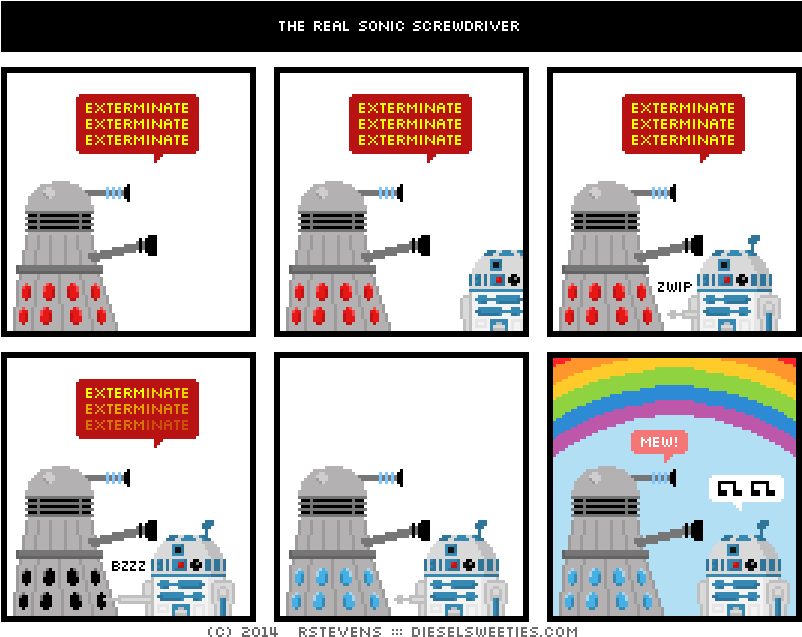 The Real Sonic Screwdriver - Diesel Sweeties (831x648), Png Download