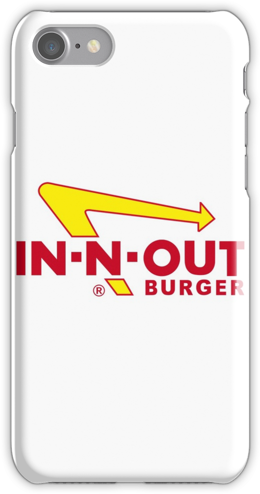 In N Out Logo Iphone 7 Snap Case - Stickers In N Out (750x1000), Png Download