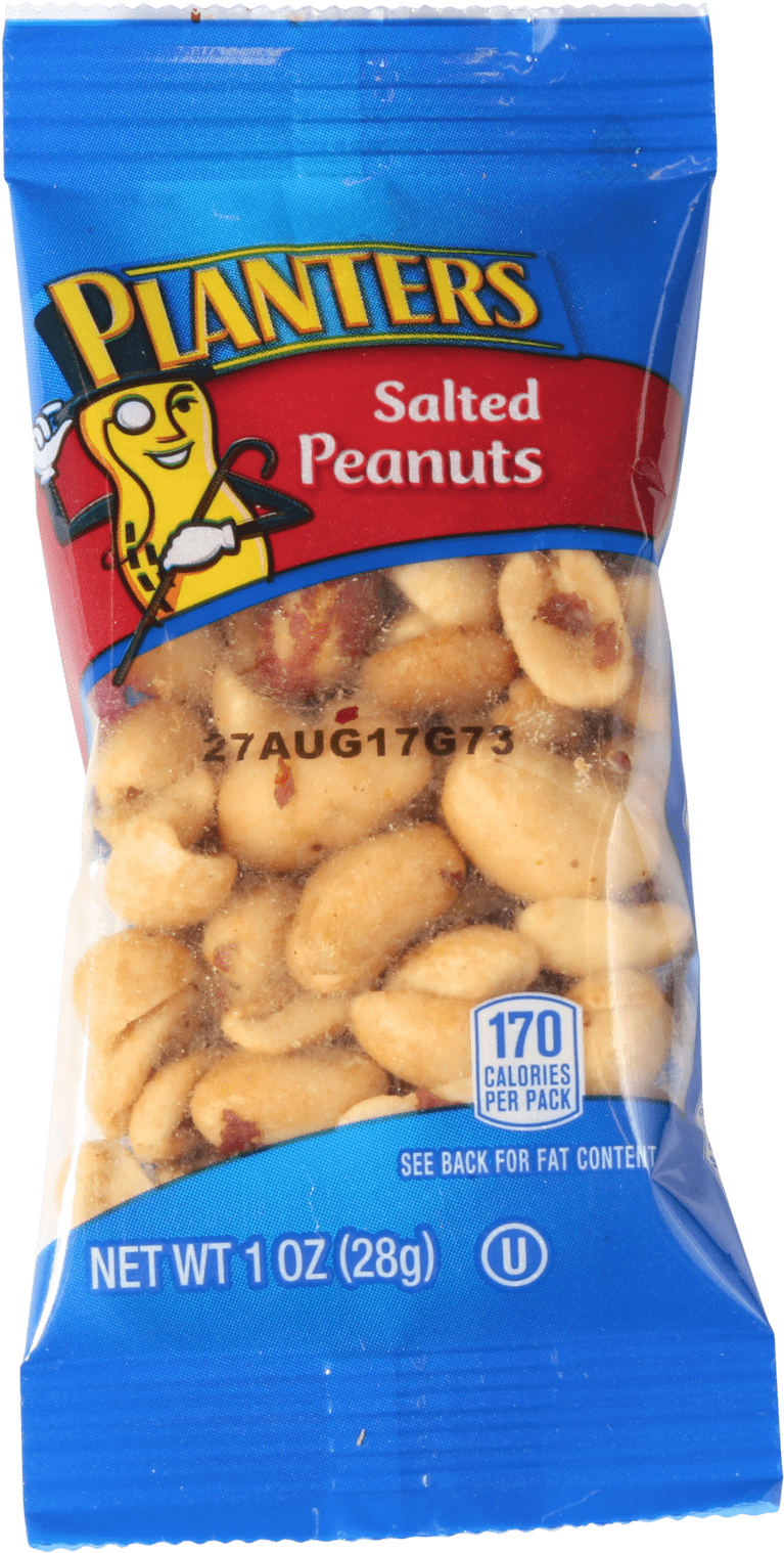 Planters Salted Peanuts 1oz - Planters Salted Peanuts - 48/1 Oz. Bags (2400x1600), Png Download