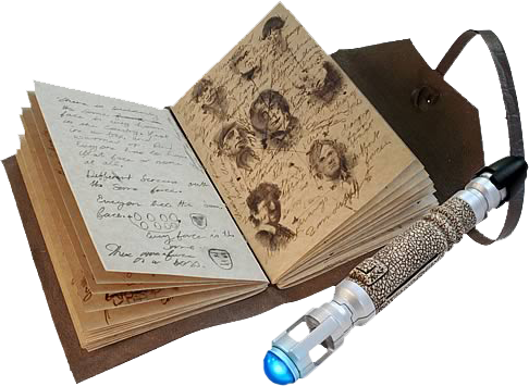 Journal Of Impossible Things And Mini Sonic Screwdriver - Doctor Who The Journal Of Impossible Things (486x355), Png Download